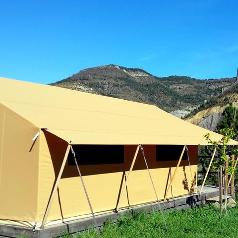 Safaritent 5 personen - Toilé Nature Classic 25 m² - 4 volwassenen + 1 kind - zonder sanitair