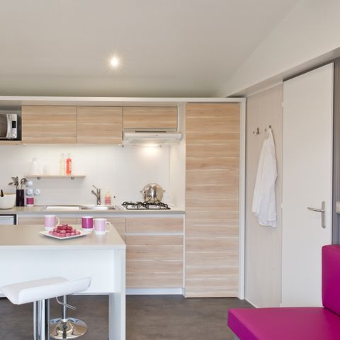 CASA MOBILE 4 persone - Loggia Prestige Confort 35m² -Jacuzzi - Aria condizionata - TV