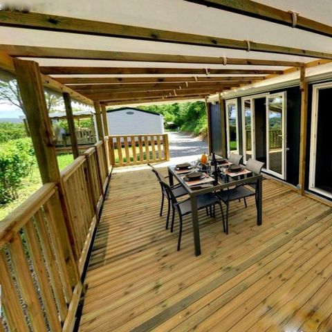 CASA MOBILE 4 persone - Loggia Prestige Confort 35m² -Jacuzzi - Aria condizionata - TV