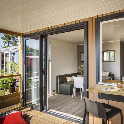 CASA MOBILE 4 persone - Loggia Premium 28m² - Aria condizionata - TV