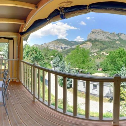 LODGE 5 people - Nature Lodge SPA tent - 3 bedrooms - Fitted kitchen - Bathroom