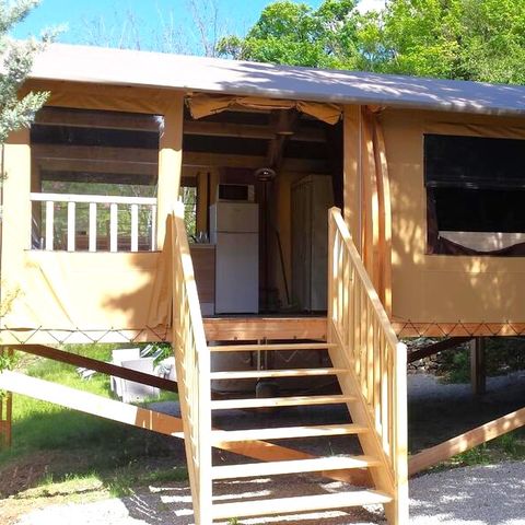 LODGE 5 people - Nature Lodge SPA tent - 3 bedrooms - Fitted kitchen - Bathroom