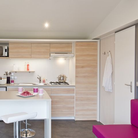 MOBILE HOME 4 people - Prestige SPA - 2 bedrooms including 1 master suite - bed linen, towels and barbecue