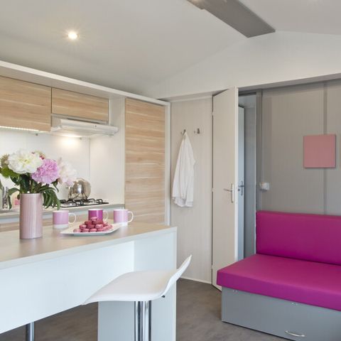 MOBILE HOME 4 people - Prestige SPA - 2 bedrooms including 1 master suite - bed linen, towels and barbecue