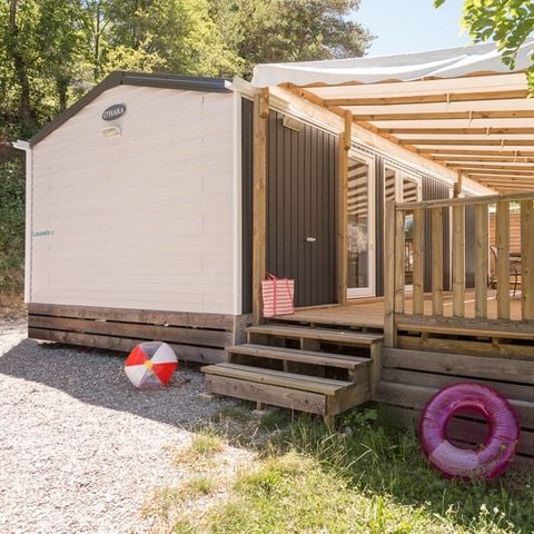 Mobilhome 6 personnes - Mobil home Prestige SPA - 3 chambres dont 1 suite parentale - draps, serviettes et plancha
