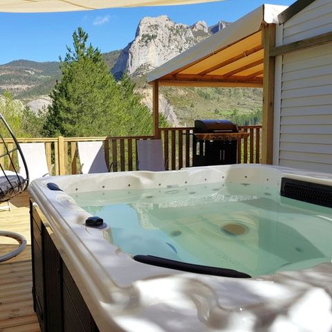 Mobile home 6 persons - Mobile home Prestige SPA - 3 bedrooms including 1 master suite - sheets, towels and plancha