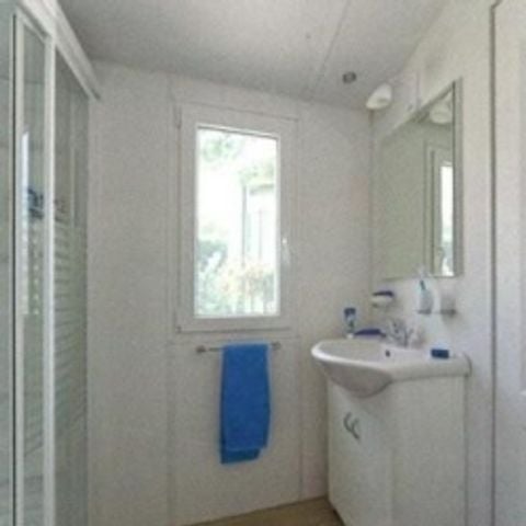 Mobilheim 6 personen - Mobilheim Orchidée Grand Confort 35m² - 2 Schlafzimmer + überdachte Terrasse + KLIMA + TV + LV 1/6 Pers.