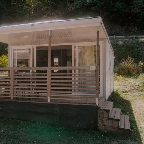 Stacaravan 2/4 personen - Louisiane Confort 26 m² - 2 kamers - Overdekt terras - TV