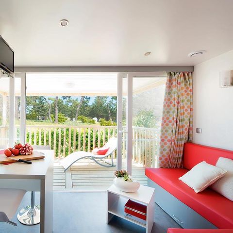 MOBILE HOME 6 people - Mobile-home O'hara Confort 25 m² - 2 bedrooms + Covered terrace + TV 4/6 pers