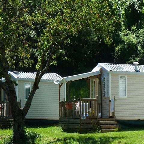 Stacaravan 3 personen - Stacaravan Astria Standard 16 m² - 1 slaapkamer + overdekt terras + TV 2/3 pers