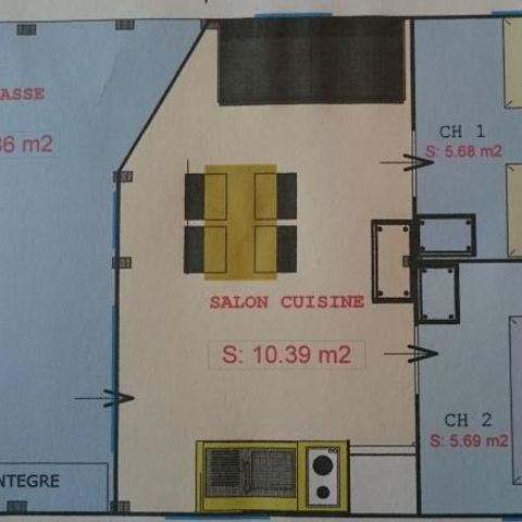 TENDA IN TELA E LEGNO 5 persone - Freeflower Standard 30m² - 2 camere (senza bagno) 2/5 pers.