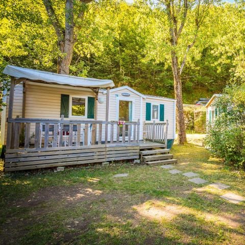 MOBILHOME 8 personnes - Titania Confort 32m² (3 chambres) avec terrasse couverte