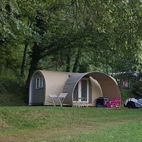 BUNGALOW TOILÉ 4 personnes - Coco Sweet 16m² - 2 chambres (sans sanitaires) - Bord de rivière 2/4 pers