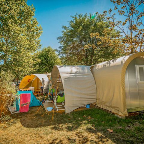 Bungalowzelt 4 personen - Coco Sweet 16m² - 2 Zimmer (ohne Sanitäranlagen) - Flussufer 2/4 pers.