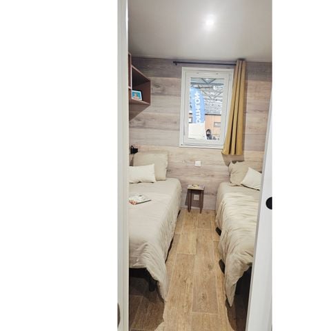 Mobilheim 4 Personen - NEW// Mobilheim Oasis Premium 35m² - 2 Zimmer + LV + Clim + Plancha