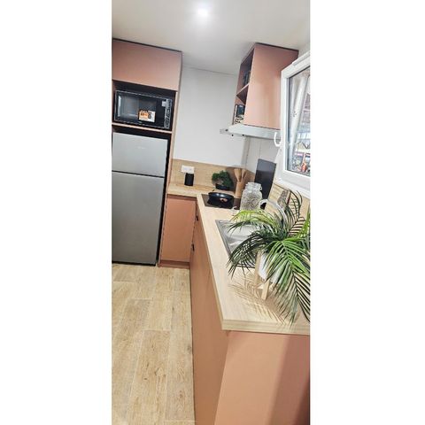 MOBILE HOME 4 people - NEW// Mobile-home Oasis Premium 35m² - 2 bedrooms + LV + Clim + Plancha 2/4 pers