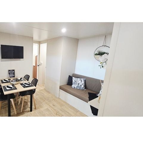 Stacaravan 6 personen - NIEUW// Mobile-home Oasis Premium 37m² - 3 kamers + LV + Klim + Plancha 4/6 pers