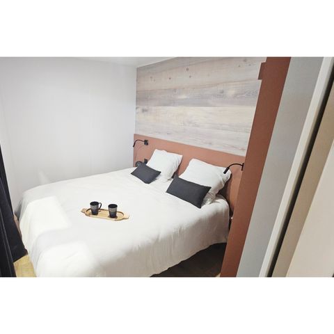 CASA MOBILE 6 persone - NUOVO// Casa mobile Oasis Premium 37m² - 3 camere da letto + LV + Clim + Plancha 4/6 pers