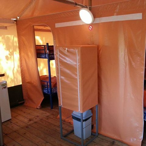 Glamping tent 5 persons - 5-seater canvas bungalow