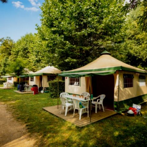 CANVAS AND WOOD TENT 5 people - BENGALI without sanitary facilities