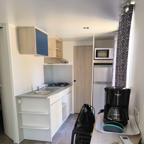 Mobile home 6 persons - Cottage Premium Clim - 29 m² - 2 bedrooms - 4/6 pers - air conditioning & plancha
