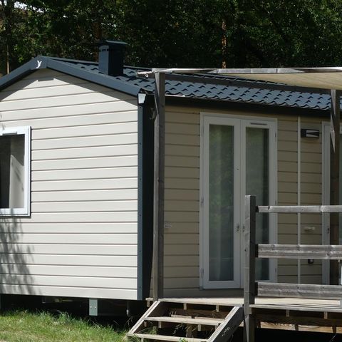 Stacaravan 4 personen - Cottage Confort Clim - 24 m² - 2 slaapkamers - 4 pers - airconditioning