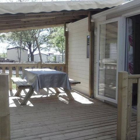 Mobile home 6 persons - Cottage " La petite tribu " - 26 m² - 2 bedrooms - 6 pers - Plancha