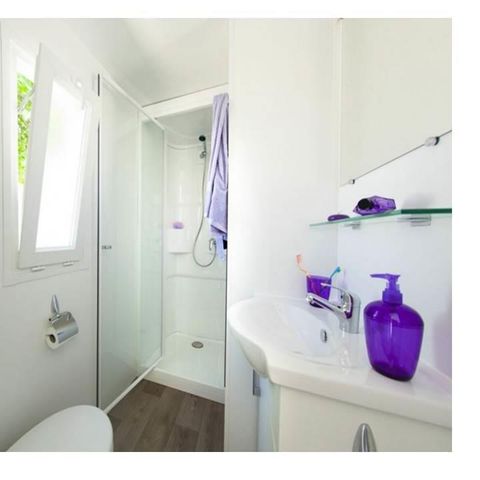 MOBILHOME 6 personnes - Cottage « La petite tribu » - 26 m² - 2 chambres - 6 pers - Plancha