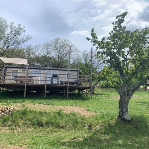 Stacaravan 8 personen - Cottage Prestige Famille Clim - 35 m² - 3 slaapkamers - 6/8 pers - airconditioning & plancha