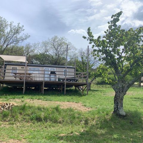 Mobile home 8 persons - Cottage Prestige Famille Clim - 35 m² - 3 bedrooms - 6/8 pers - air conditioning & plancha