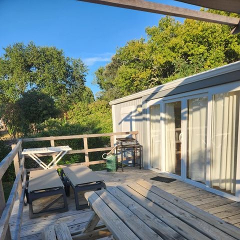 Mobile home 6 persons - Prestige Clim- 34 m² - 2 bedrooms - 6 pers - air conditioning and plancha