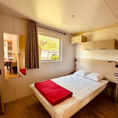 Mobilheim 6 personen - Louisiane Luxe 38m² - 3 - CH - Mit Aussicht