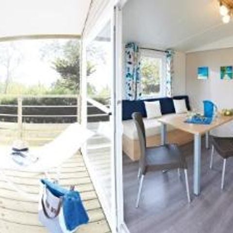 Stacaravan 2 personen - Stacaravan COCOON met airconditioning ZONDAG