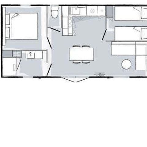 MOBILHOME 4 personas - Premium Aire acondicionado TV 30m² 2CH