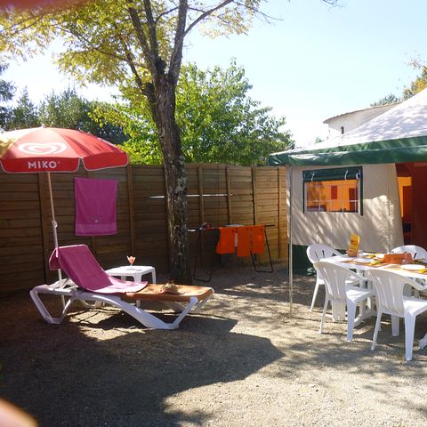 Tent 5 persons - Bengali Toilé 25m² Standard (2bed - 5pers.) (without sanitary facilities)
