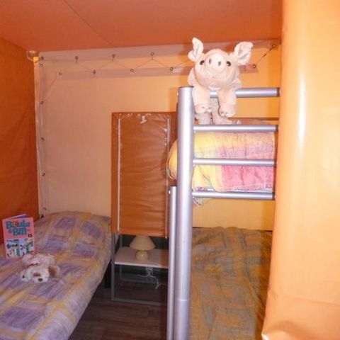 tent 5 personen - Bengaals Toilé 25m² Standaard (2bed - 5pers.) (zonder sanitair)