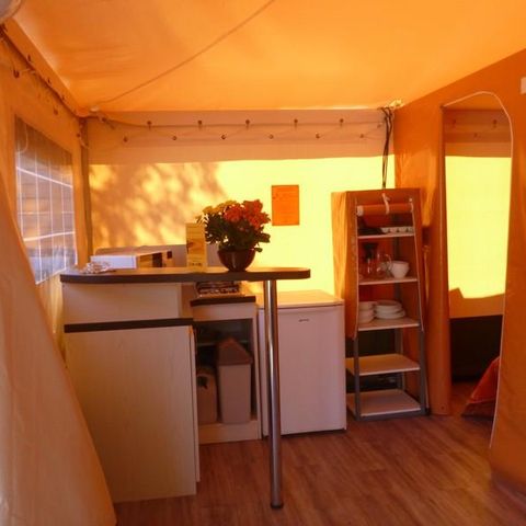 Tent 5 persons - Bengali Toilé 25m² Standard (2bed - 5pers.) (without sanitary facilities)