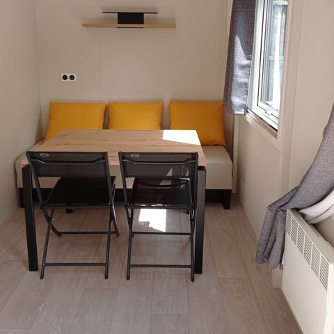 BUNGALOW 2 personnes - Charme 20m² Confort (1ch - 2pers.) + Clim + Terrasse non-couverte