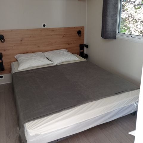 MOBILE HOME 2 people - Mobil-home Charme 20m² Confort (1bed - 2pers.) + Air conditioning + Terrace uncovered