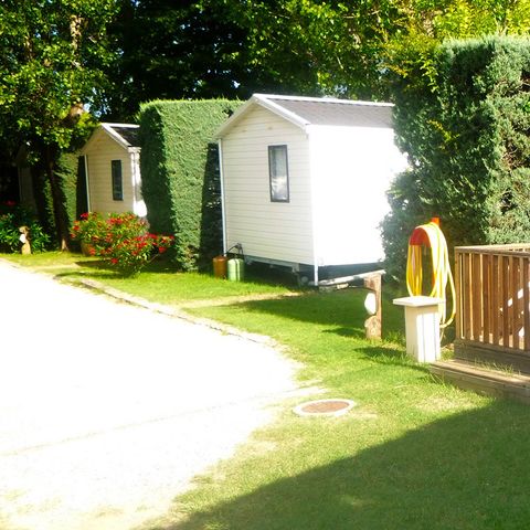 MOBILHOME 7 personnes - Mobil-home 30m² Confort (2ch - 5/7pers.) + Clim + Terrasse couverte