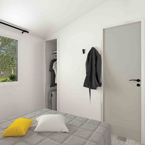 CASA MOBILE 7 persone - Casa mobile 30m² Comfort (2 letti - 5/7 persone) + Aria condizionata + Terrazza coperta