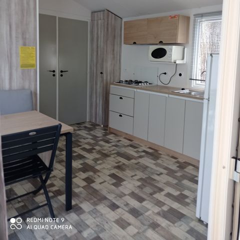 MOBILHOME 7 personas - Mobil-home 30m² Confort (2 hab. - 5/7pers.) + Climatización + Terraza cubierta - Domingo