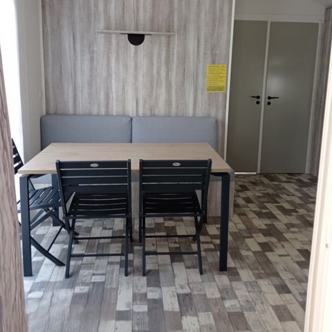 MOBILHOME 7 personas - Mobil-home 30m² Confort (2 hab. - 5/7pers.) + Climatización + Terraza cubierta - Domingo