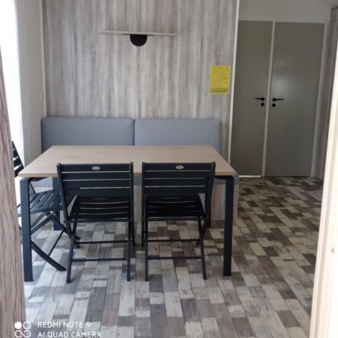 MOBILHOME 7 personas - Mobil-home 30m² Confort (2 hab. - 5/7pers.) + Climatización + Terraza cubierta - Domingo