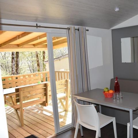 MOBILHOME 4 personas - Casa rural PMR L'HELIOS - climatizada - 2 habitaciones - S
