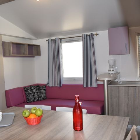 Stacaravan 6 personen - LE CORDELIA cottage - airconditioning - 3 slaapkamers - D