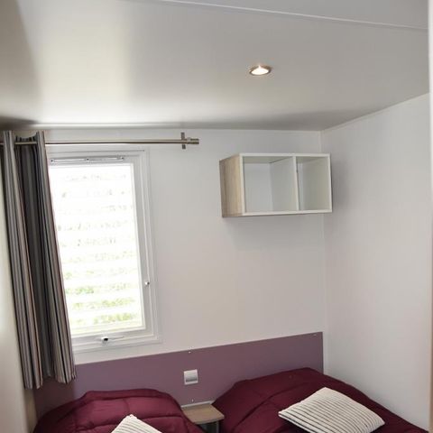 Stacaravan 6 personen - LE CORDELIA cottage - airconditioning - 3 slaapkamers - D
