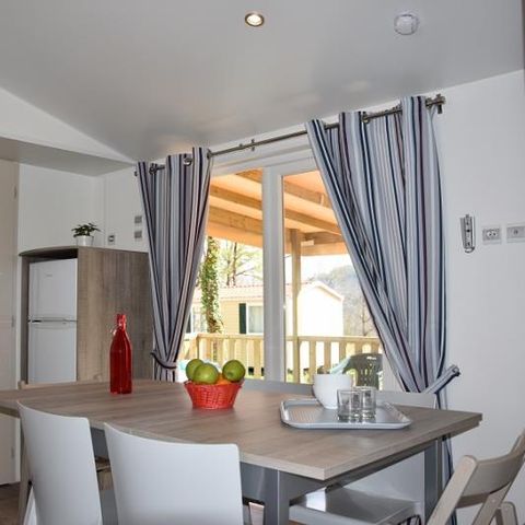 Stacaravan 6 personen - LE CORDELIA cottage - airconditioning - 3 slaapkamers - D