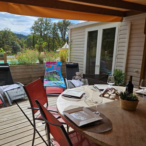Mobilheim 8 personen - Cottage - LE - TWIN - PRESTIGE - Klimatisiert - 4 Schlafzimmer - 2 Bäder - D