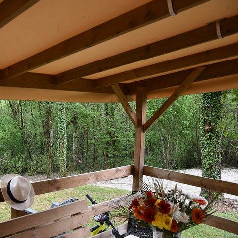 Bungalow 4 personen - Cottage LA GARIOTTE - 4 slaapplaatsen - 2 slaapkamers - Airconditioning - Televisie - Afwasmachine - D